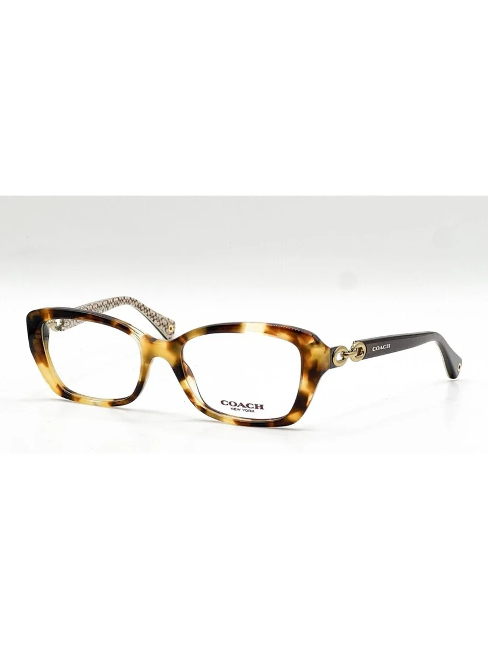 Coach HC 6051 5238 Spotty Tortoise Brown Sand Eyeglass Frames 52-17-135